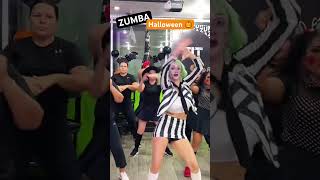 Clase Halloween 🎃 viralshort baile zumbalo dance zumba bettlejuice [upl. by Anade]