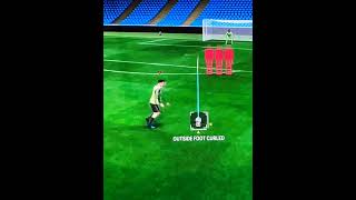 Knuckleball freekick Pt 2 🥶 💀 ⚽️ [upl. by Ahtnamys]