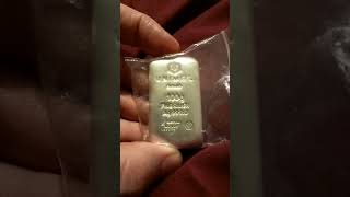 Another Sheffield legend Silver 100g unimet poured bar A thing of beauty silver maga btc musk [upl. by Jeffry]