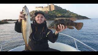 Sea Fishing in Dublin Skerries at Rockabill Lighthouse [upl. by Ambrosius171]