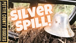 Metal Detecting Pennsylvania 1800s Home Silver Spill [upl. by Francyne]