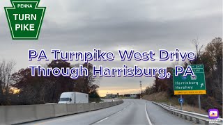 Pennsylvania Turnpike I76 Westbound  4K Highway Drive [upl. by Eniaj]