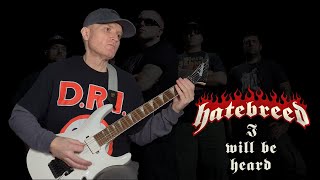 51 Year Old Ex Metal Vocalist Trying To Be A Guitarist I Will be Heard  Hatebreed Guitar Cover [upl. by Nnylacissej]