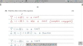 9709w20qp31 Q7ab Topic 39 Complex Numbers A Level Mathematics [upl. by Athiste]