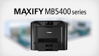 MAXIFY MB5400 series [upl. by Harbour]