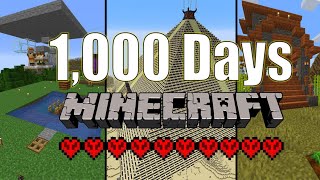 I Survived 1000 Days in Hardcore Minecraft  World Tour [upl. by Feeney]