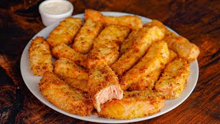 Low Carb High Protein Air Fryer Fish Sticks  Only 3g Carbs [upl. by Dorisa356]