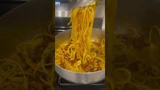 easyfoodtomakeathome shortsvideoNepaliStyle Spaghetti Chowmein [upl. by Michaud738]