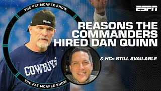 Schefty Washington believes in Dan Quinn  Midseason firings coming 👀  The Pat McAfee Show [upl. by Reahard]