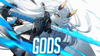 Nightcore  GODS Lyrics ft NewJeans [upl. by Darby]