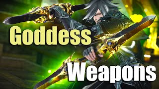 All Goddess Weapons  Showcase in 4kUHD  FFXIV [upl. by Suravart455]