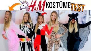 KARNEVAL KOSTÜME IM LIVE TEST 🦄 HampM Kostüme für Halloween 2017  EINHORN amp FLEDERMAUS [upl. by Vernon]