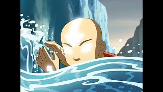 Aang using waterbending in avatar state [upl. by Benedic]