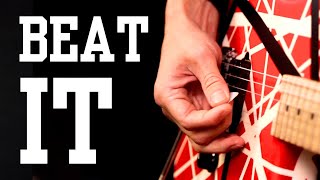 Tutorial Beat It Guitar Solo by Eddie Van Halen [upl. by Pompei]