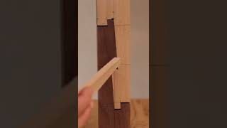 Simple satisfying wood joint craft joinery shorts drdiymaker [upl. by Anekam]