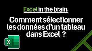 Comment sélectionner les données dun tableau dans Excel [upl. by Maxine]