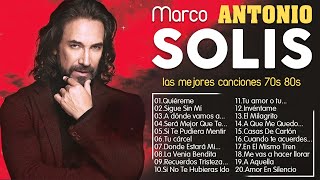 MARCO ANTONIO SOLÍS EXITOS MUSICA ROMANTICOS  MARCO ANTONIO SOLÍS 20 GRANDES EXITOS ENGANCHADOS [upl. by Ellehsad346]