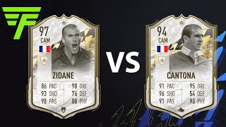 Moments Zidane 97 Vs Moments Cantona 94  FUT FATISH FIFA 22 shorts [upl. by Tiersten]