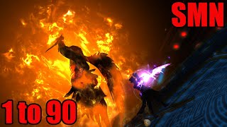 FFXIV Endwalker ArcanistSummoner 1 to 90 Leveling Skills Guide [upl. by Attaynek]