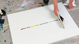 5 Abstract Acrylic Paintings  Easy Painting Techniques  Satisfying Miracle Life Art [upl. by Callum]