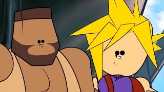 Pointy Bits Final Fantasy 7 Parody  Oney Cartoons [upl. by Tiras]