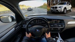 2014 BMW X3 20d 184 Hp POV Test Drive DRIVEWAVE1 [upl. by Eet649]