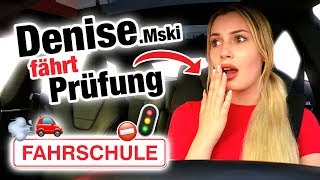 Praktische Führerscheinprüfung mit DeniseMski 🤯  Fischer Academy [upl. by Nomihs629]