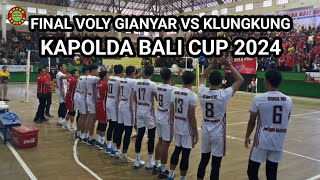 Final kejuaraan Bola Voli Polres Gianyar vs Klungkung  Kapolda Bali Cup 2024 [upl. by Wenona200]