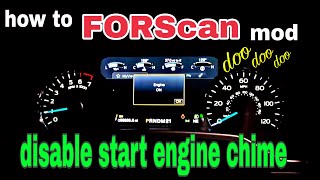 Forscan ford f150 f150 start engine chime [upl. by Girardo]