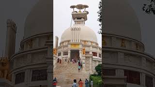 Shanti stupa at dhauligiriBhubaneswar Odisha [upl. by Nirtiac302]