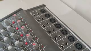 Professional 16 Channels DJ Mixer Console [upl. by Dranreb]