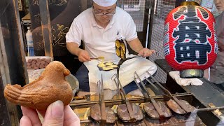 Japanese Street Food  Kimura Ningyo Yaki  Asakusa Tokyo [upl. by Selina]