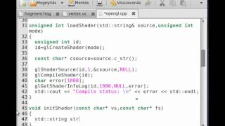 GLSL tutorial 1  Basic setup concepts explonations [upl. by Lorrad375]