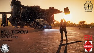 Star Citizen 312 4K Multi Crew amp Multiplayer Opportunities and Battles  Gameplay [upl. by Kathrine]