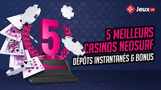 Top5 🔥casinos Neosurf en 2024 🚀  Guide Dépôts et avis [upl. by Nosduj718]