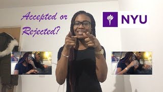 My NYU Early Decision 2 Reaction [upl. by Aicylla]