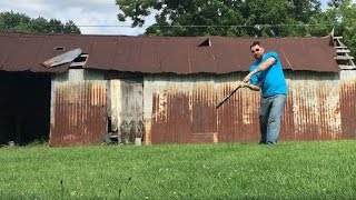 TDW 1467  Playing Baseball at Mickey Mantles House [upl. by Enaitsirk]