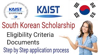 South Korea University Scholarship  How to apply  Complete process  Fully Funded Scholarship [upl. by William]