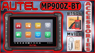 Autel MP900ZBT Expandable Function Demo Works with Autel BT506 amp MV108 [upl. by Akirdnwahs]