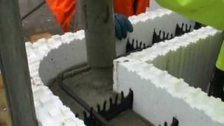 Amvic ICF Basement Concreting [upl. by Dulcine]