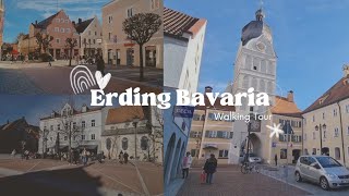 Erding walking tour  Erding a town in Bavaria Germany [upl. by Eriha551]