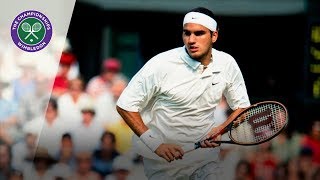 Roger Federer vs Pete Sampras Wimbledon fourth round 2001 Extended Highlights [upl. by Ginzburg]