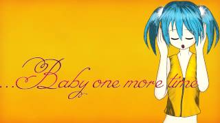 初音ミク  Baby one more time Britney Spears Cover [upl. by Dalenna]