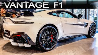 2023 Aston Martin Vantage F1 Edition Lunar White Exterior and interior in deatails [upl. by Enomrej]