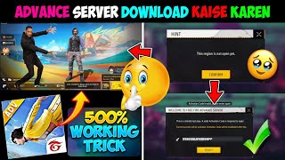 THIS REGION IS NOT OPEN YET ADVANCE SERVER ACTIVATION CODE ff HOW TO DOWNLOAD ADVANCE SERVER OB45 [upl. by Ehav]