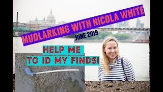 A mudlarking adventure with Nicola White  Help me to research my finds [upl. by Aneetsyrk42]