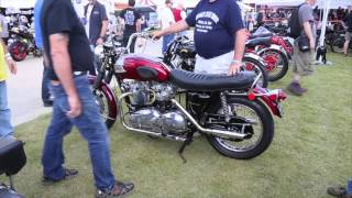 Twin Engine Triumph at the 2014 Barber Vintage Festival – Motorcycle Classics Magazine [upl. by Trebor331]