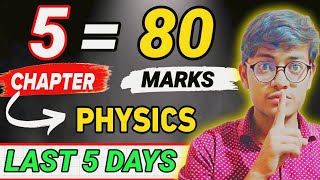 High Weightage Chapters Of Physics  Must Do Topics In Last 5 Days For Neet 2024 [upl. by Animor]