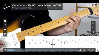 Crna dama  SMAK  cover lesson [upl. by Bindman446]