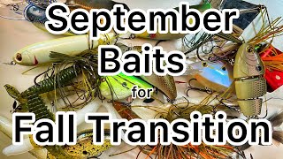 The Baits to Use in September  Bass Fishing  Fall Transition [upl. by Giamo519]